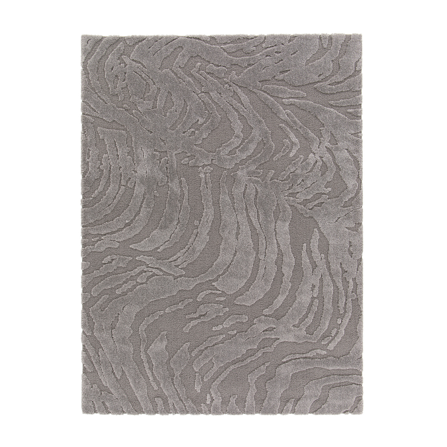 Modern hoogpolig vloerkleed - Corpus Donkergrijs 077 - sfeer