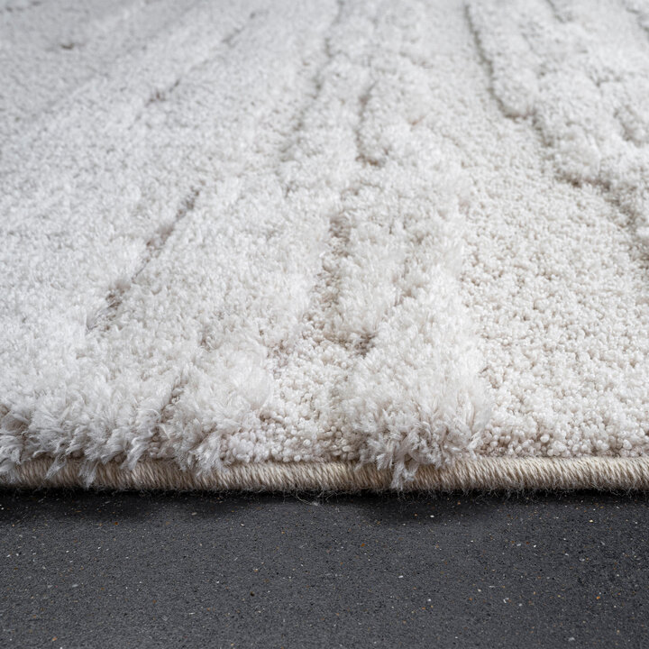 Modern vloerkleed - Lewis Wit 6191