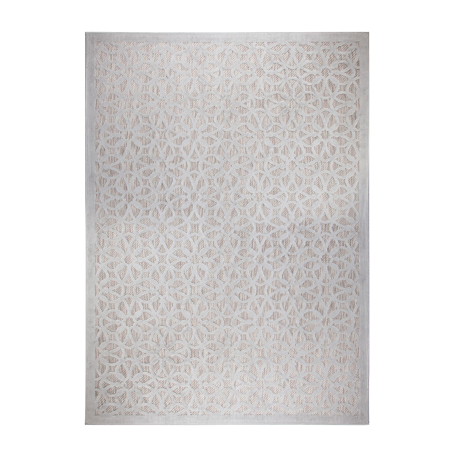 Buitenkleed - Piatto Argento Zilver/Wit - sfeer