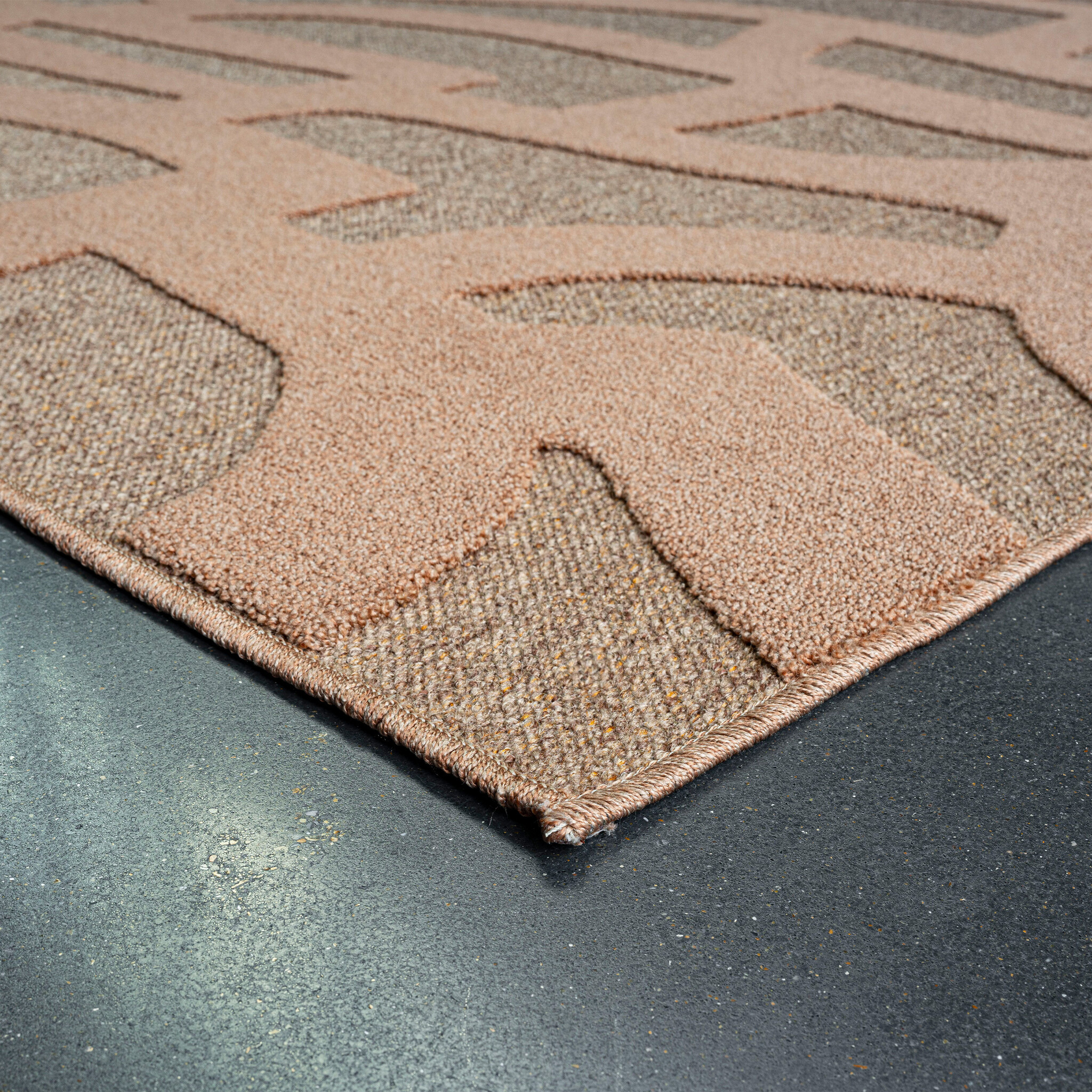 Modern vloerkleed - Thor Rood 1111