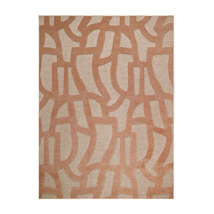 Modern vloerkleed - Thor Rood 1111