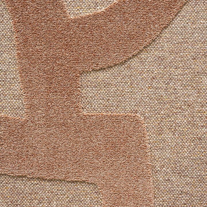 Modern vloerkleed - Thor Rood 1111