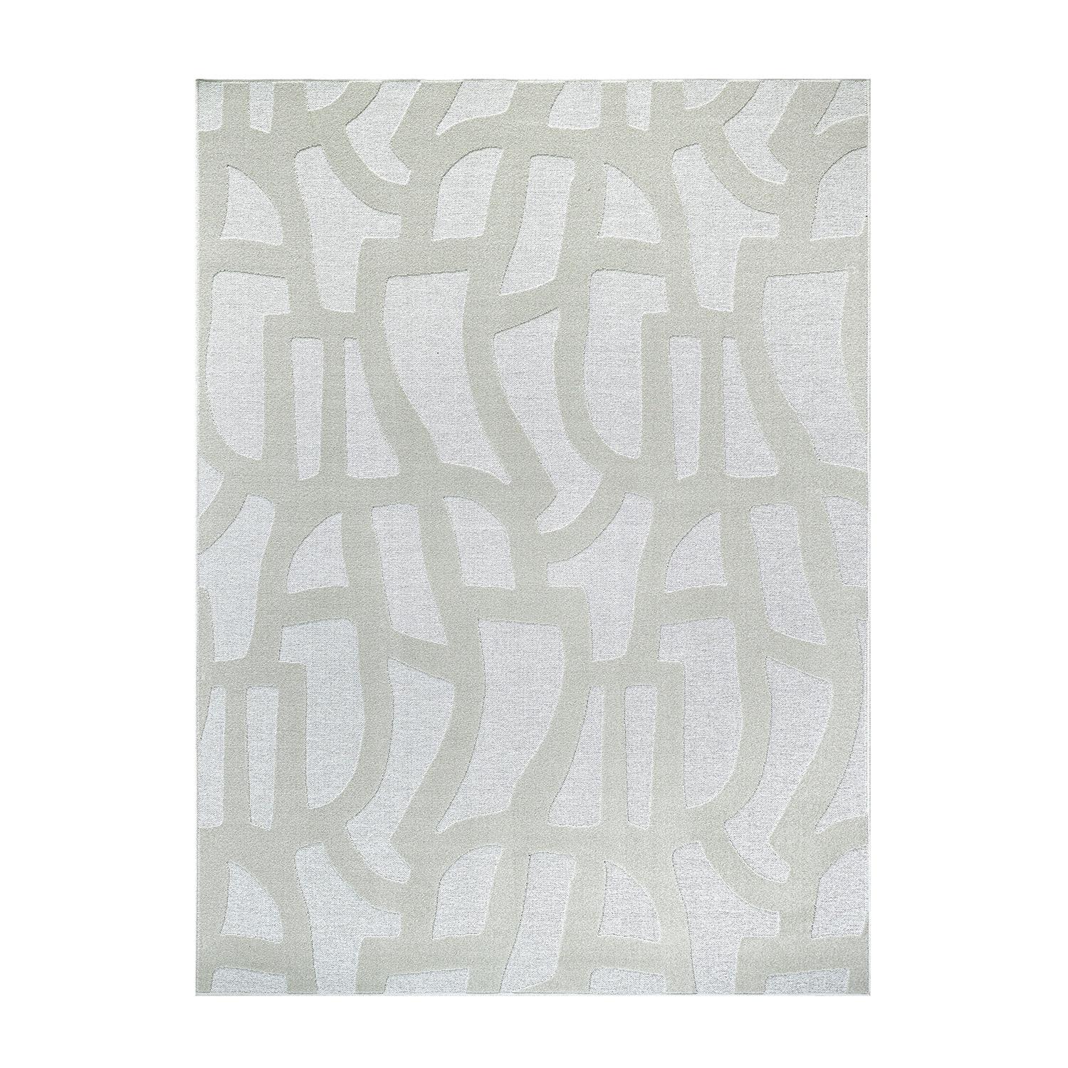 Modern vloerkleed - Thor Lichtgrijs 6161 - sfeer