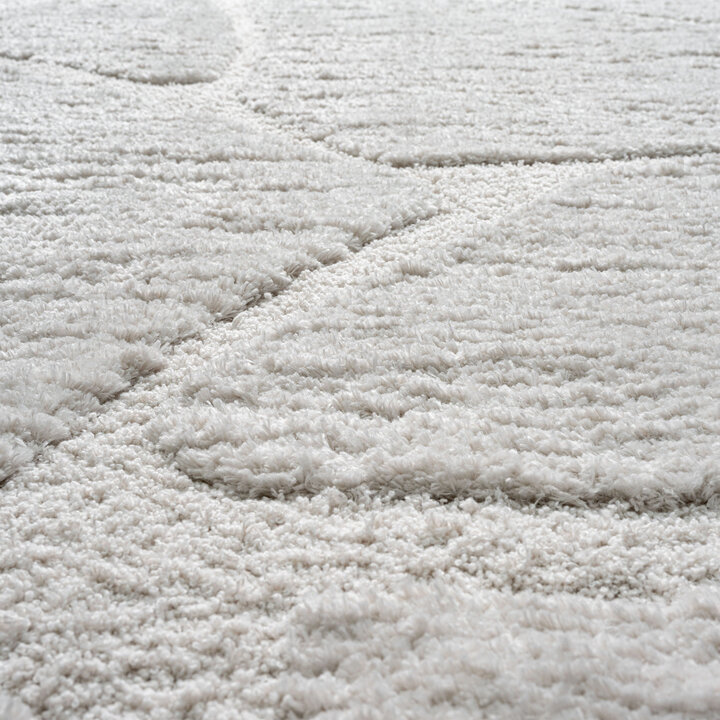 Organisch vloerkleed - Maya Wit 6191