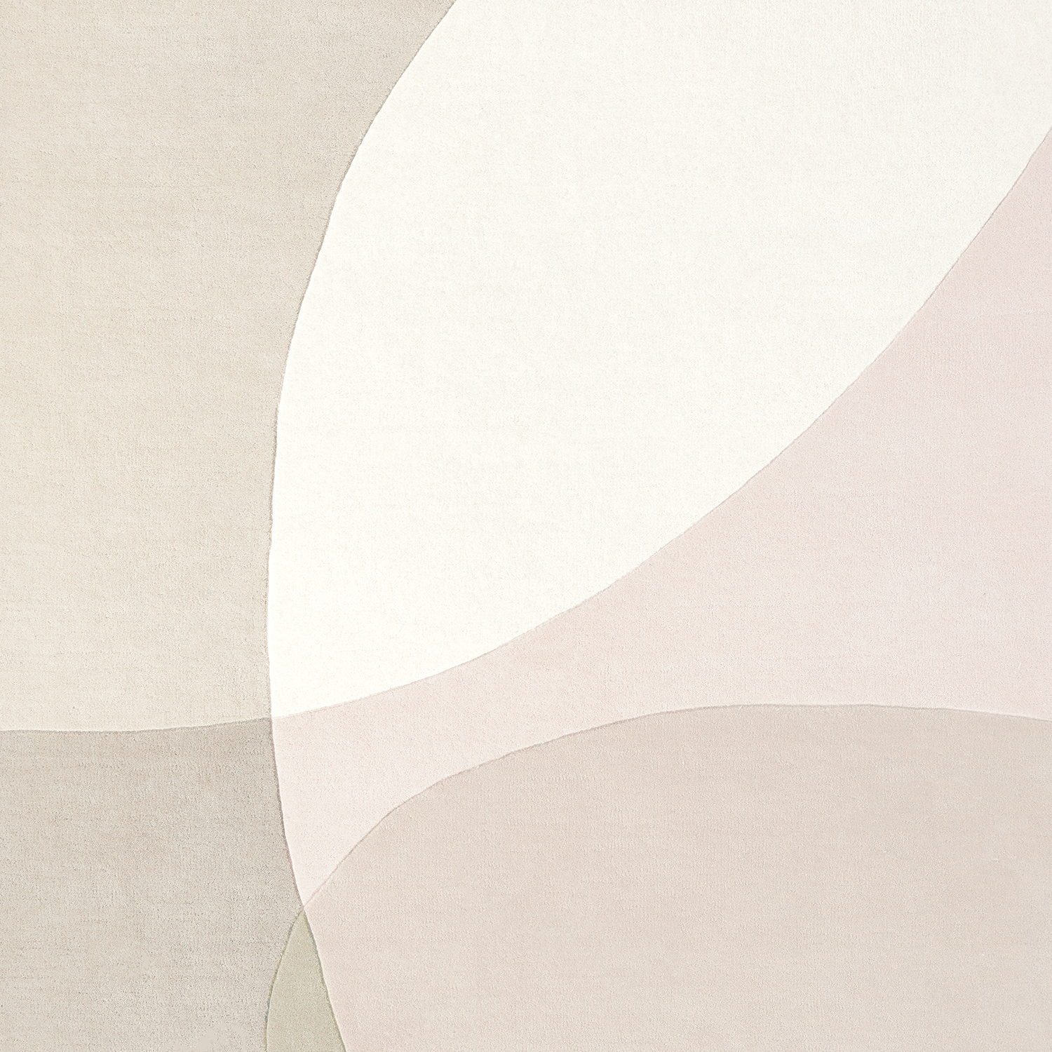 Wollen vloerkleed - Shades Wit/Creme 100 - sfeer