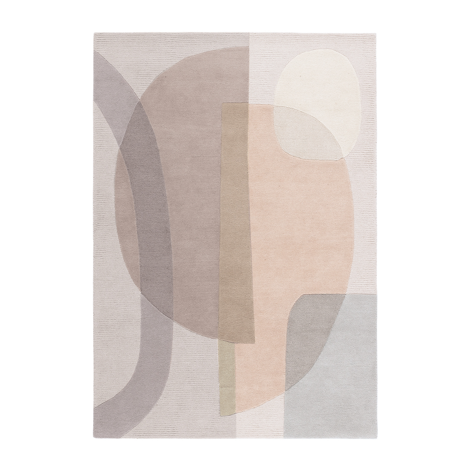 Wollen vloerkleed - Urban Vibes Creme/Roze 030 - sfeer