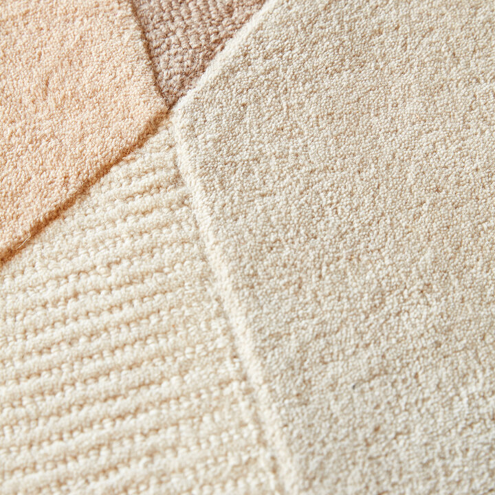 Wollen vloerkleed - Urban Vibes Creme/Roze 030