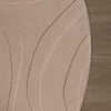 Rond Scandinavisch vloerkleed - Charm Shapes Beige - thumbnail 4