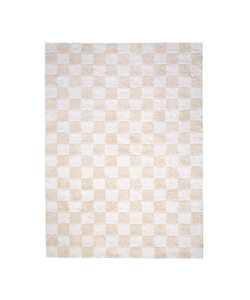 Retro vloerkleed - Gambit Creme/Wit
