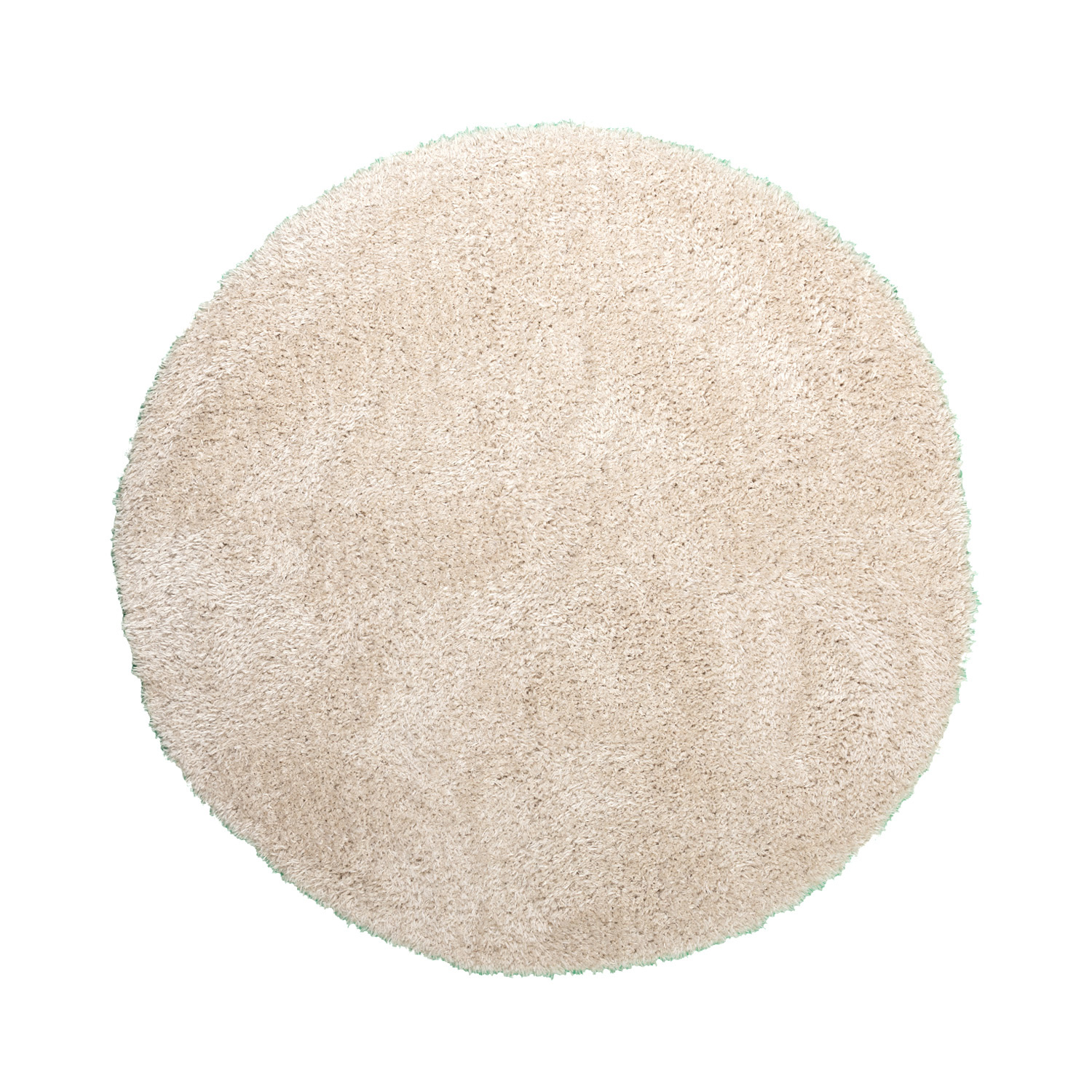 Rond Shaggy vloerkleed - Blaze Beige - sfeer