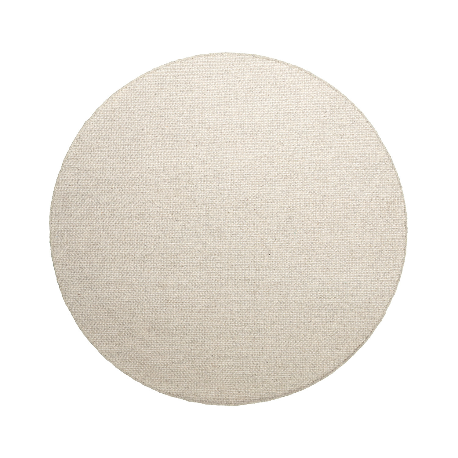 Rond wollen vloerkleed - Bliss Creme/Wit - sfeer