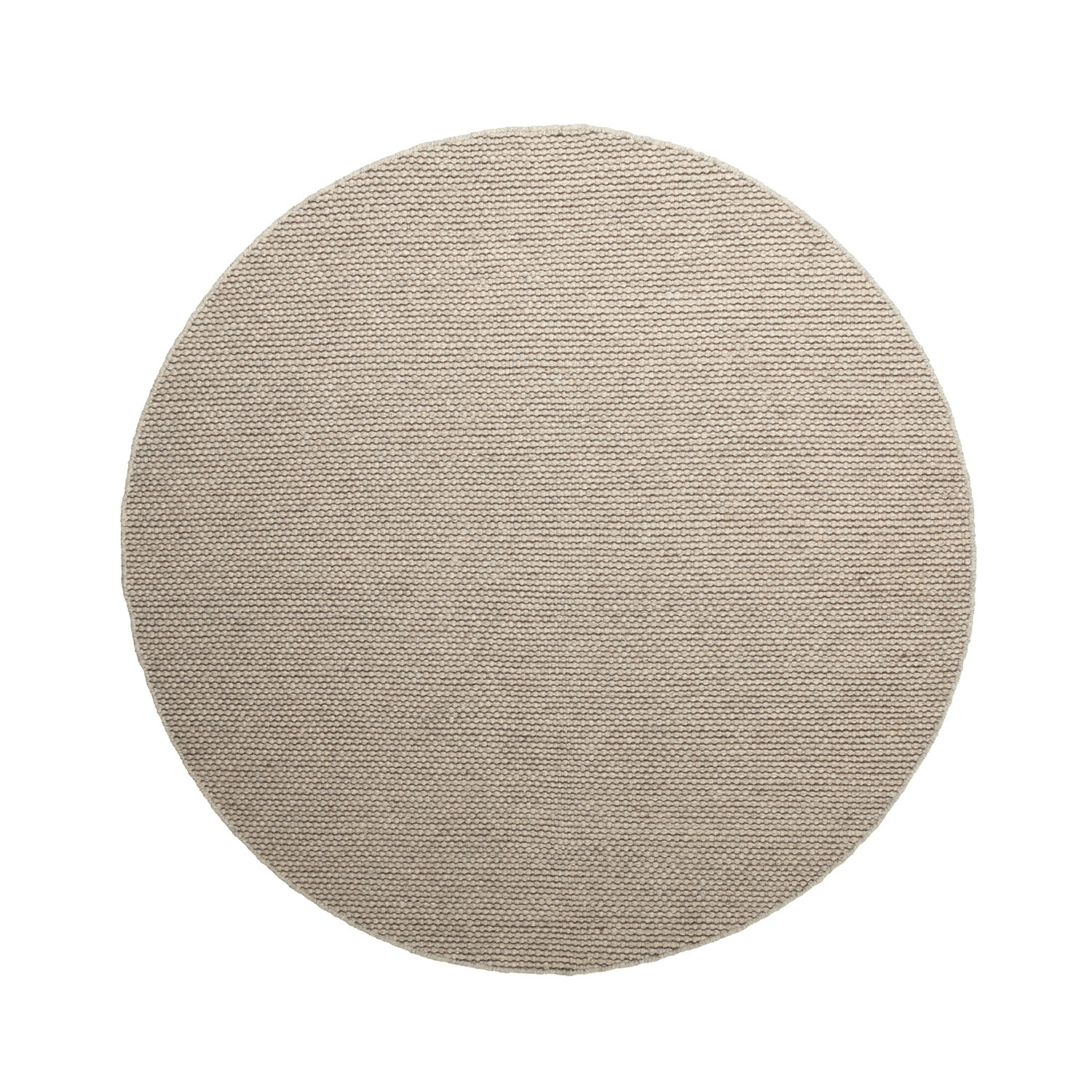 Rond wollen vloerkleed - Bliss Beige/Bruin - sfeer