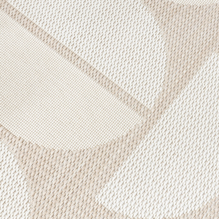 Buitenvloerkleed - Capri Circles Beige/Creme