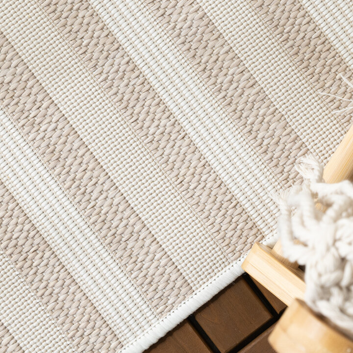 Buitenvloerkleed - Capri Curves Beige/Creme