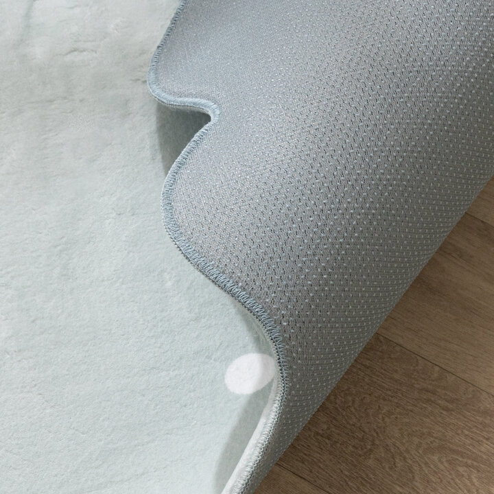 Dywan do pokoju dziecięcego - Cloudy Dots Miętowy