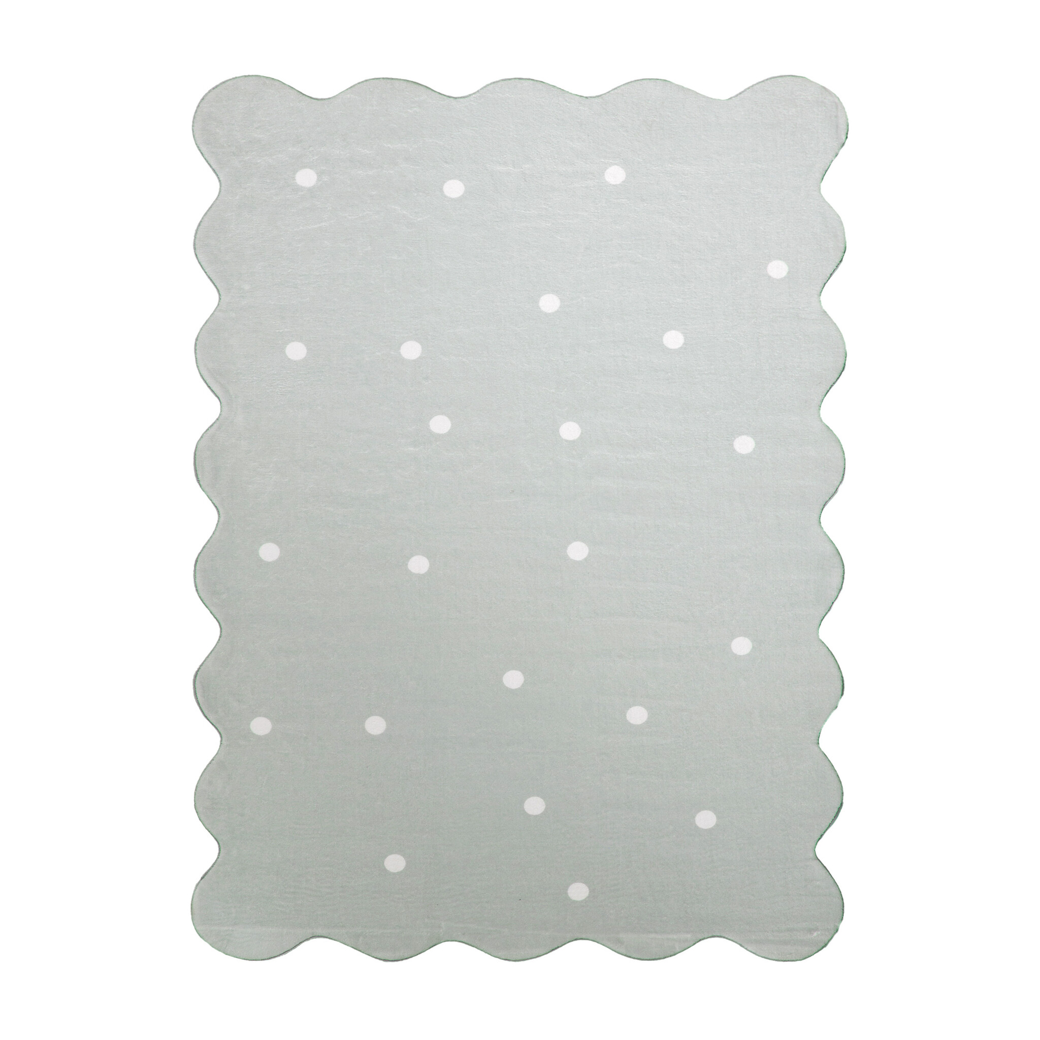 Wasbaar vloerkleed - Cloudy Stippen Mint - sfeer