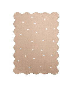 Wasbaar vloerkleed - Cloudy Stippen Beige