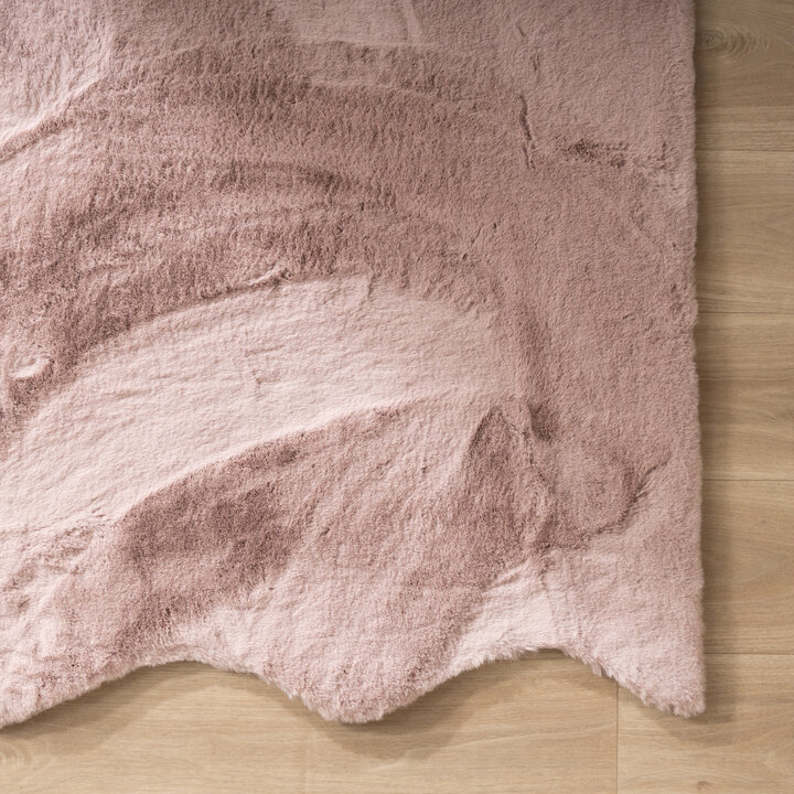 Zacht hoogpolig vloerkleed - Comfy Supreme Wavy Roze