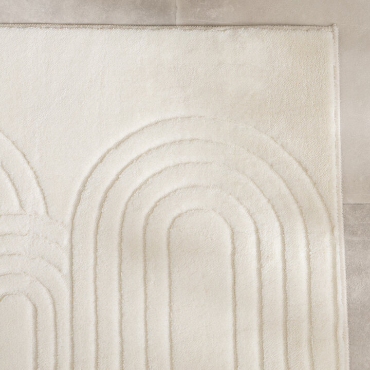 Dywanik łazienkowy - Cassie Arches Biały