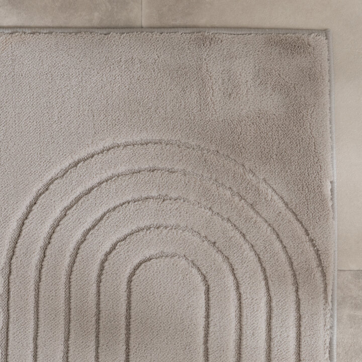 Dywanik łazienkowy - Cassie Arches Taupe