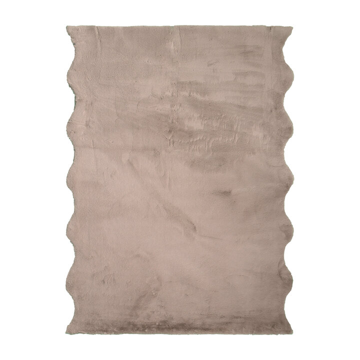 Zacht hoogpolig vloerkleed - Comfy Supreme Wavy Taupe