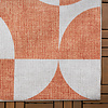 Abstract buitenkleed - Groovy Tiles Terra  - thumbnail 4
