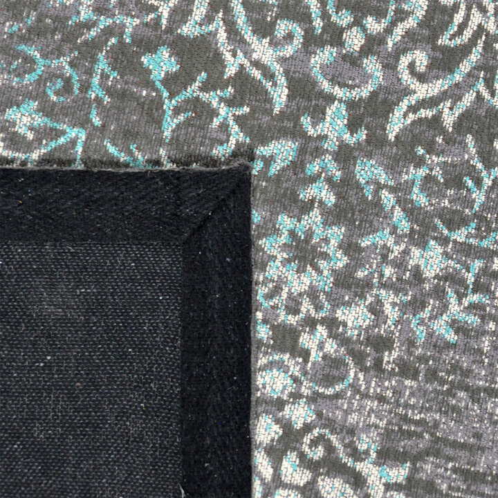 Vintage vloerkleed - Armand Grijs/Blauw