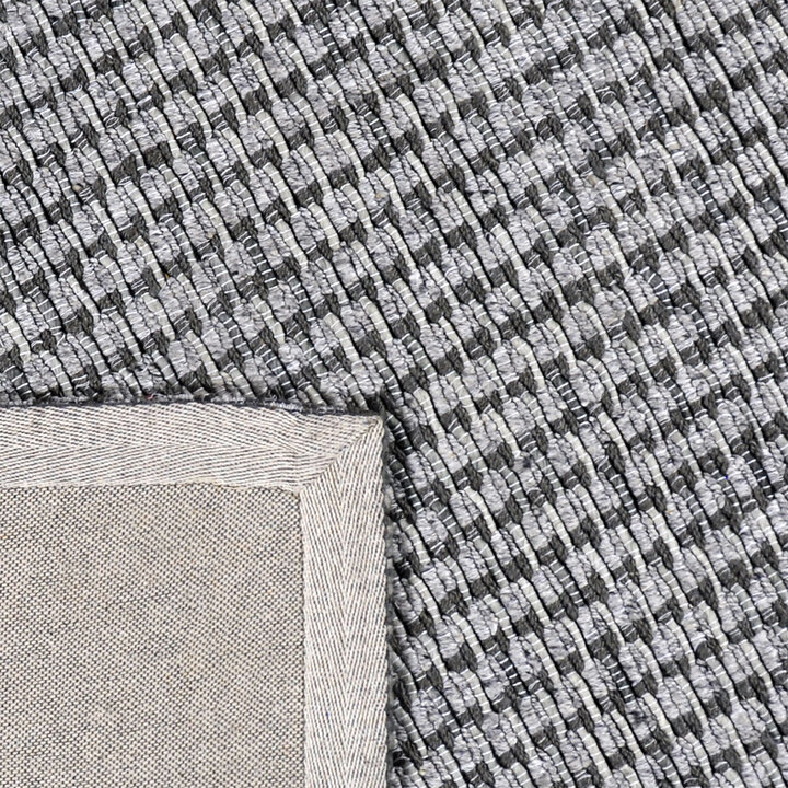 Plat geweven vloerkleed - Henri Grijs