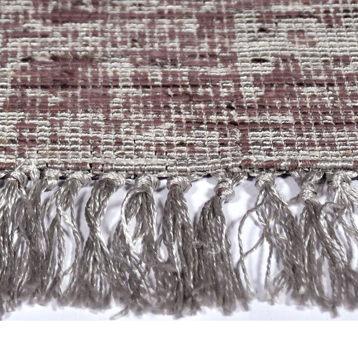 Vintage wollen kleed - Mathis Mauve