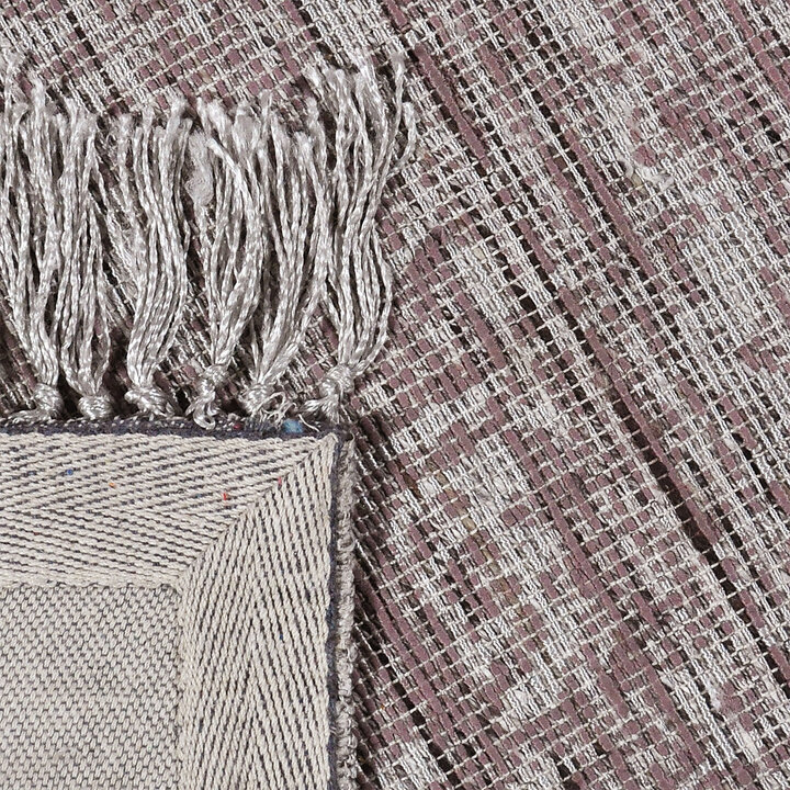 Vintage wollen kleed - Mathis Mauve