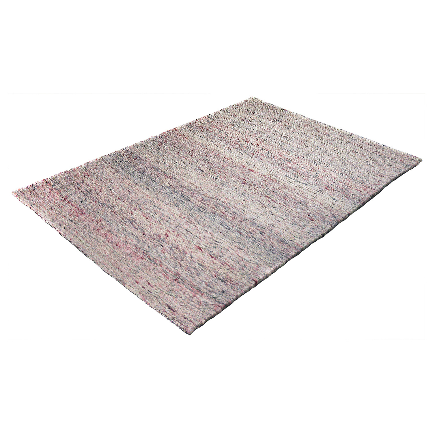 Wollen vloerkleed - Noelle Roze/Grijs - sfeer
