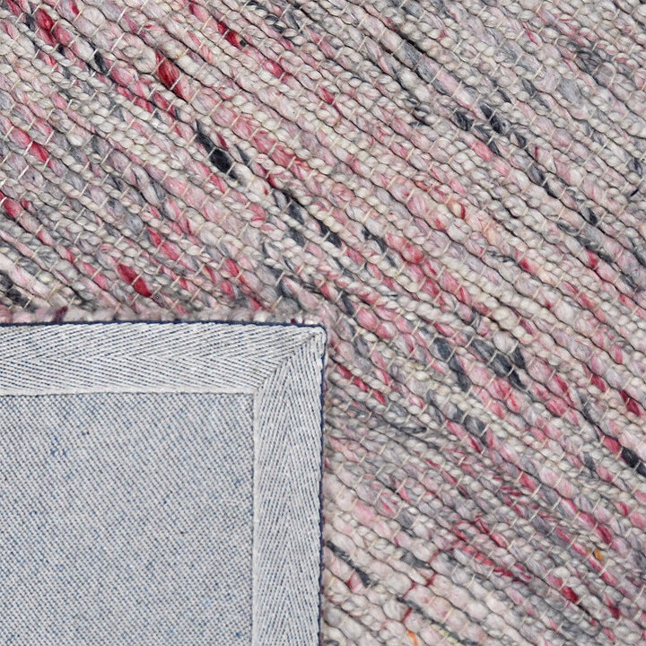 Wollen vloerkleed - Noelle Roze/Grijs 