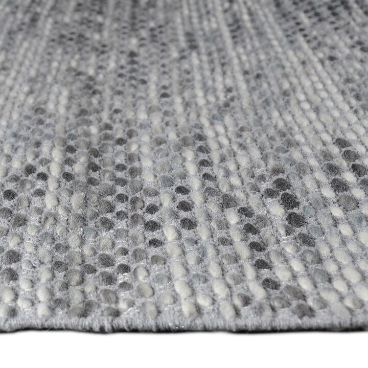 Wollen vloerkleed - Zonza Grijs/Gemeleerd