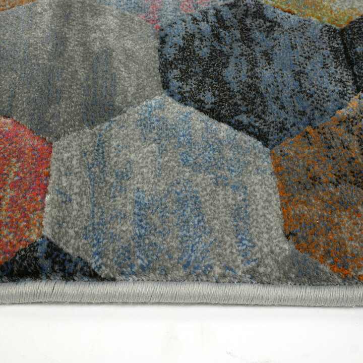 Rond modern vloerkleed - Amado Multicolor 2626