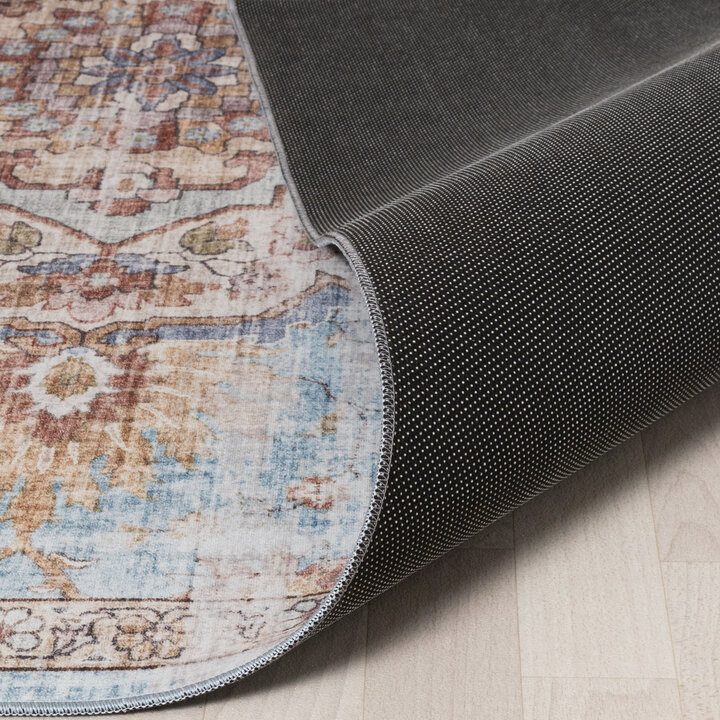 Dywan orientalny - Leyla Medallion Jasnoniebieski