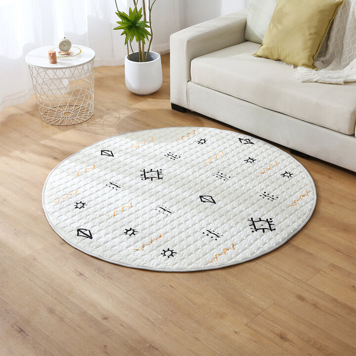 Speelkleed baby rond - Noa Aztec Creme