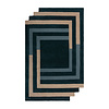 Geometrisch vloerkleed - Labyrinto Blauw  - thumbnail 1