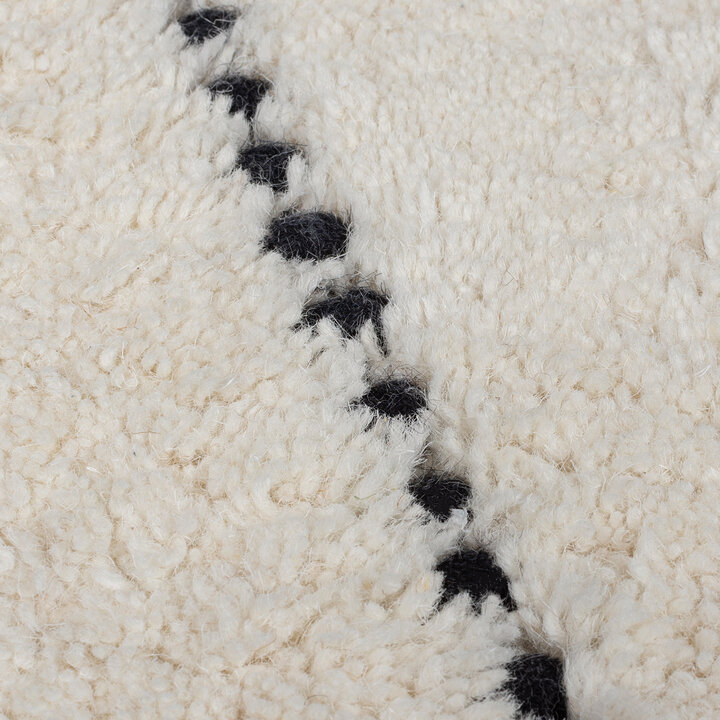 Japandi vloerkleed - Dotto Lines Wit