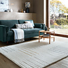 Japandi vloerkleed - Dotto Geo Wit - thumbnail