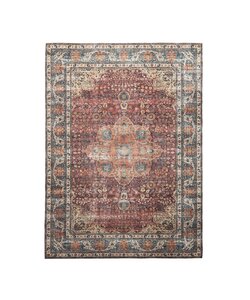 Binnen- en buitenkleed - Kairo Medaillon Bordeauxrood 