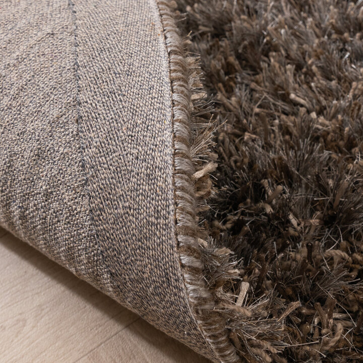 Dywan okrągły shaggy - Grace Szary