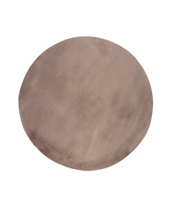 Rond laagpolig vloerkleed - Cozy Taupe 