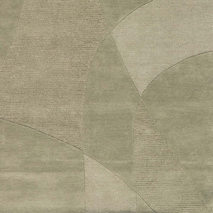 Organisch vloerkleed - Fusion Groen 730