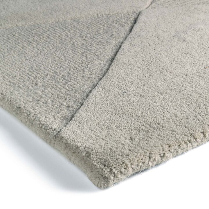 Modern wollen vloerkleed - Fusion Lichtgrijs 350