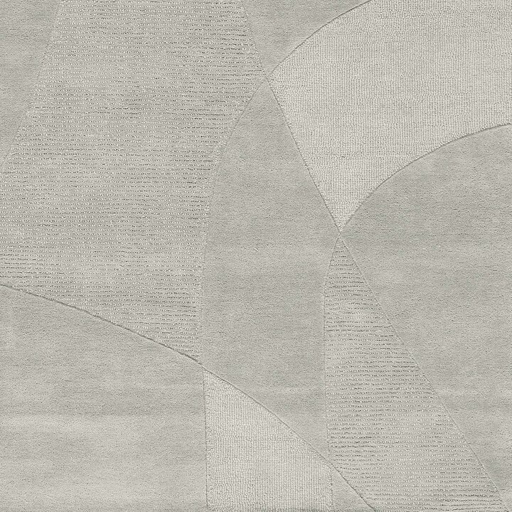 Modern wollen vloerkleed - Fusion Lichtgrijs 350