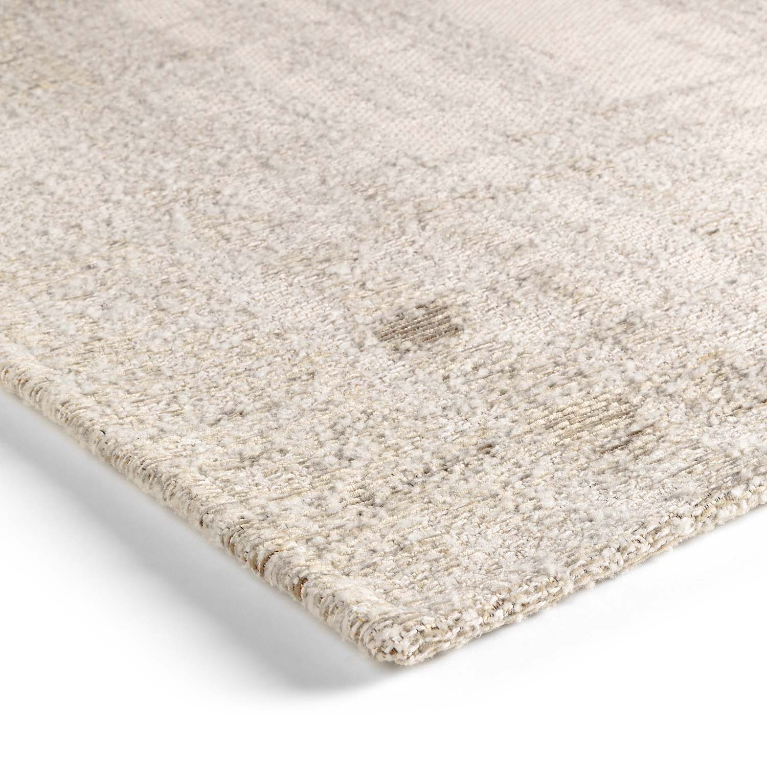 Modern vloerkleed - Grunge Lichtgrijs 120 - sfeer