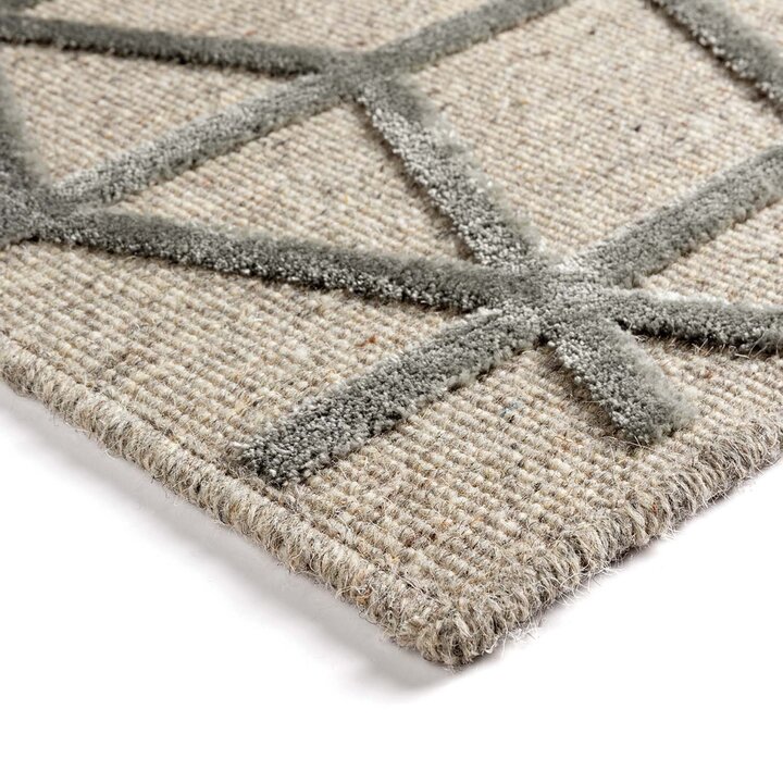 Viscose vloerkleed - Graphix 826 Beige/Grijs