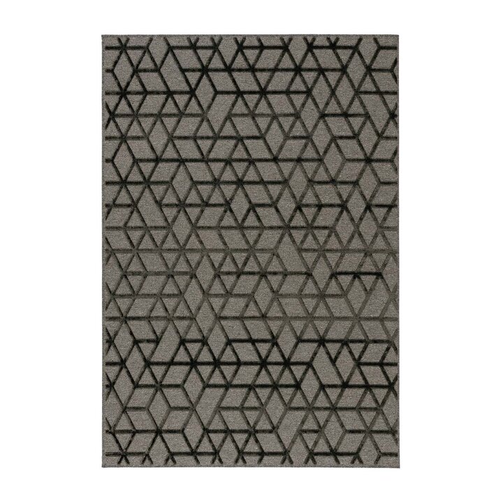 Viscose vloerkleed - Graphix 826 Grijs/Antraciet