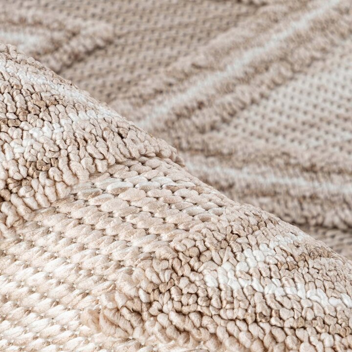 Modern vloerkleed - Sari ZigZag 225 Bruin/Beige 