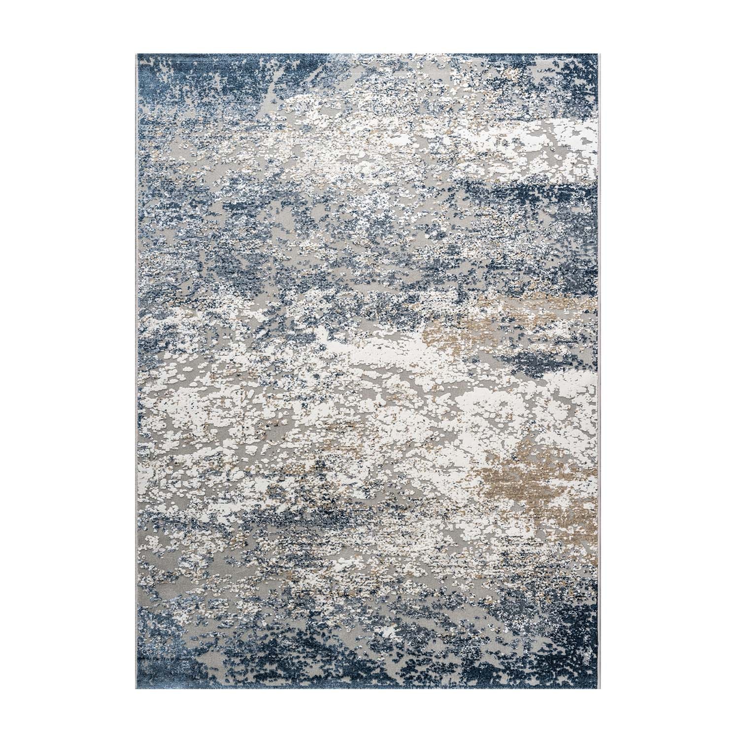 Modern vloerkleed - Carlton Blauw 7777 - sfeer